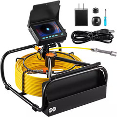 Sewer Camera 98.4 Ft/30 M 4.3 In. Pipe Drain Inspection Camera with DVR Function