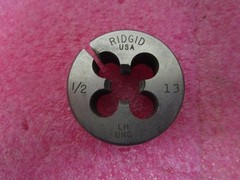 RIDGID 38455 1/2&Prime; &ndash; 13 Button Bolt Die Left Hand UNC