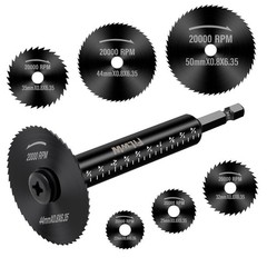 Inside Pipe Cutter,6 pcs Saw Tooth Blades with 3 Inch Scale 1/4&Prime; Hex Shank, Cutt