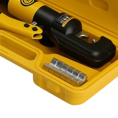 Professional Wire Crimping Tool Set 12AWG-2/0AWG with 9 Dies and Storage Case