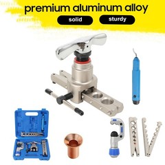 Flaring Tool Kit for 1/4&rdquo;-3/4&rdquo; and 6-19mm Single Flare Metric imperial systems