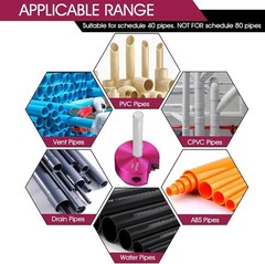 High-Quality 1.5&Prime; PVC Pipe Reamer with 3/8&Prime; Hex Shaft &ndash; Durable and Efficient