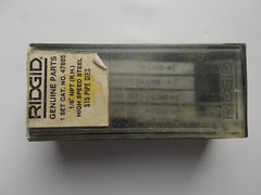 RIDGID 47885 1/8&Prime; NPT THREADING DIES RH HIGH SPEED FOR 515 DIE HEADS &ndash; NEW BOX