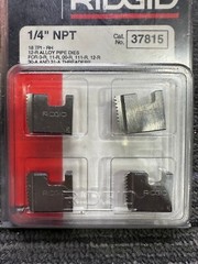 Ridgid 37815 Manual Threading Pipe & Bolt Dies 1/4&Prime; NPT