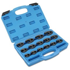 Flaring Tools Set w/ 15 Pack Crowfoot Flare Nut Tool Kits for 3/8&Prime; 1/2&Prime; Drive