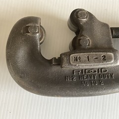 Vintage Rigid No. 2 Heavy Duty No. 1 & 2 Pipe Cutter Tool 1/8&Prime; To 2&Prime; USA 🇺🇸