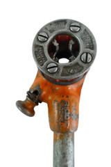 Ridgid No 00-R Ratcheting Pipe Threader & 1/2&Prime; Die Head Reamer with 12&Prime; Handle