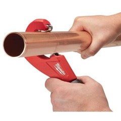 Copper Tubing Cutter 1-1/2 in. Constant Swing Chrome Rollers Easy Grip Knob