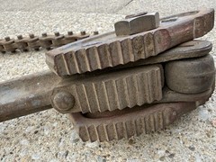 Antique Billings & Spencer No. 37 Pipe Chain Wrench USA 37&rdquo; Plumbing Tool