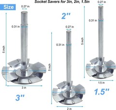 3PCS PVC Pipe Reamer Set for Professional Plumber, Fitting Saver in Size&hellip;