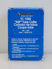 Imperial TC-1050 &ldquo;IMP&rdquo; Tube Cutter 1/8&Prime; &ndash; 5/8&Prime; Aluminum, Brass, Copper, NEW