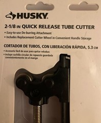 Husky 2-1/8in Quick Release Tube Cutter (5/8in to 2-1/8in Tubing)