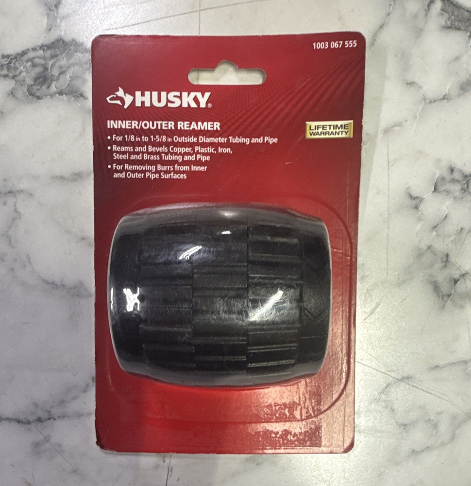 Husky Inner/Outer Reamer Pipe Deburring Tool for 1/8 to 1-5/8 in Tubing