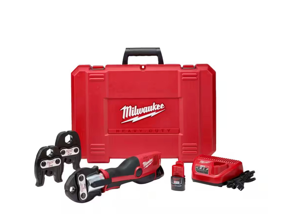 Milwaukee Tool 2473-20 M12 Force Logic Press Tool Kit W/Jaws + Couplings