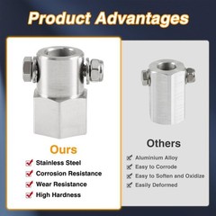 For Stainless Steel Headwind Trailer Crank Handle Cordless Drill Adapter Kit