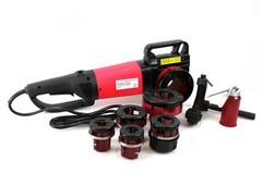 2000W Electric Handheld Pipe Threader Threading Machine w/6pc NPT Die 1/2&Prime; to 2&Prime;