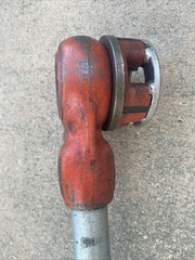 RIDGID OO-R Pipe Threader Ratchet with 3/4&Prime; Die 18-1/2&rdquo; Long handle USA Made