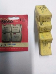 (1) set RIDGID 1-1/4&Prime; LH Left Hand NPT 12-R PIPE THREADING DIES 0 11 00 38030