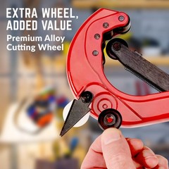 3Pcs Tubing Cutter Set with Fast Quick-Adjust &ndash; 1/4&Prime; to 2-1/2&Prime; Outside Diam. &hellip;