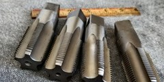 4 pieces USA MADE ~ 3/4-14 NPT Pipe Tap HSS NPT CARD Winter Brubaker