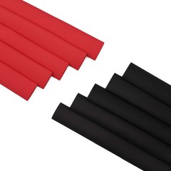 20 Ft 3/16&Prime; Black&Red Dual Wall Heat Shrink Tubing 3:1, No Wrinkle Electrical&hellip;