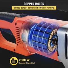 Electric Pipe Threader Portable Machine 2300W, 6 Dies 1/2-2&Prime; , 22 RPM ,Excellent