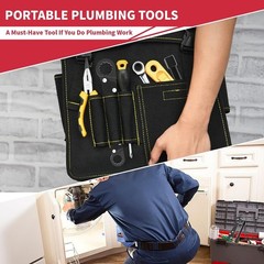Professional 2-in-1 Angle Stop Wrench with Fixed Ratchet for Efficient Plumbing