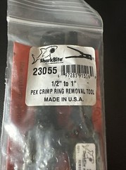 SharkBite 23055 PEX Copper Crimp Ring Removal Tool 1/2&Prime; To 1&Prime;