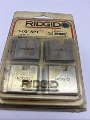 RIDGID 37935 1-1/2&rdquo; NPT, 11-1/2 TPI &ndash; RH, 12-R HS Pipe Dies