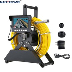 Sewer Pipe Inspection Camera 30m IP68 1000TVL 17MM Drain Endoscope 4.3&Prime; Monitor