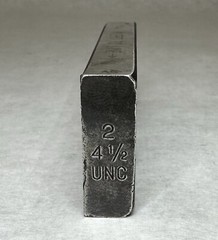 NEW Ridgid 2&rdquo;-4-1/2 UNC Bolt Die #2, High Speed, Universal, 48290
