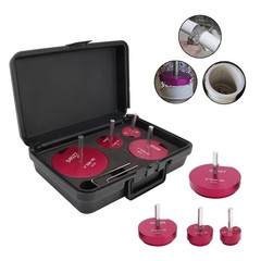 4Pcs PVC Pipe Reamer Plastic PVC Pipe Fitting Reamer Plumbing Tools Kit Fit