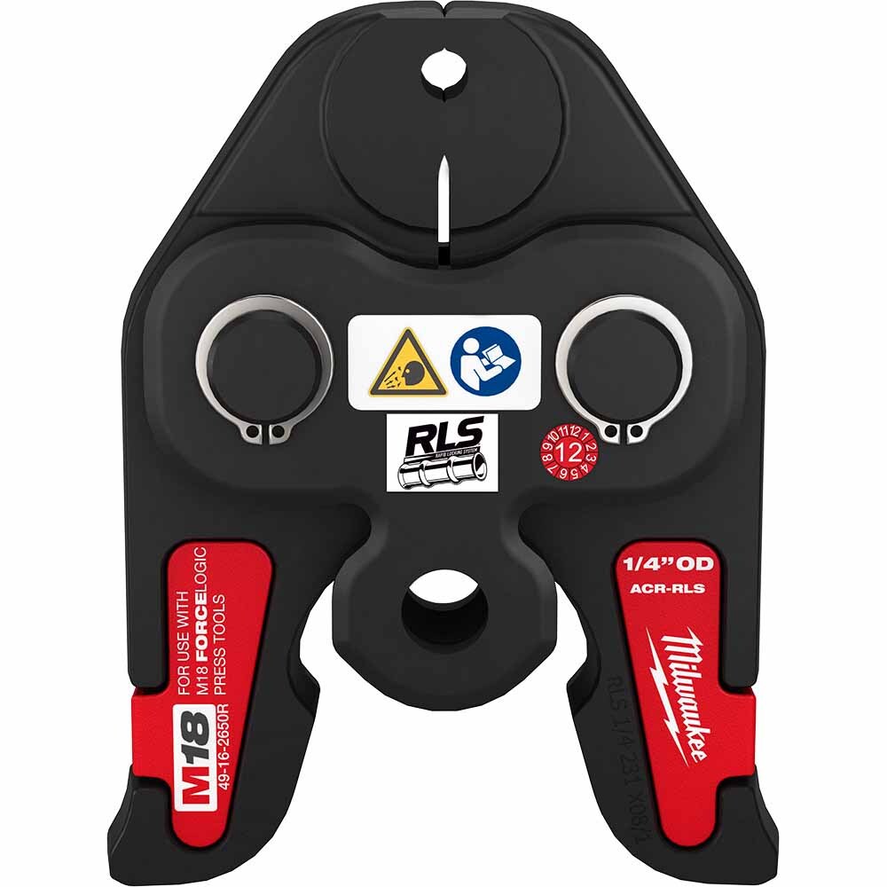 Milwaukee 49-16-2650R 1/4&Prime; RLS&reg; ACR Press Jaw for M18&trade; FORCE LOGIC&trade; Press Tools