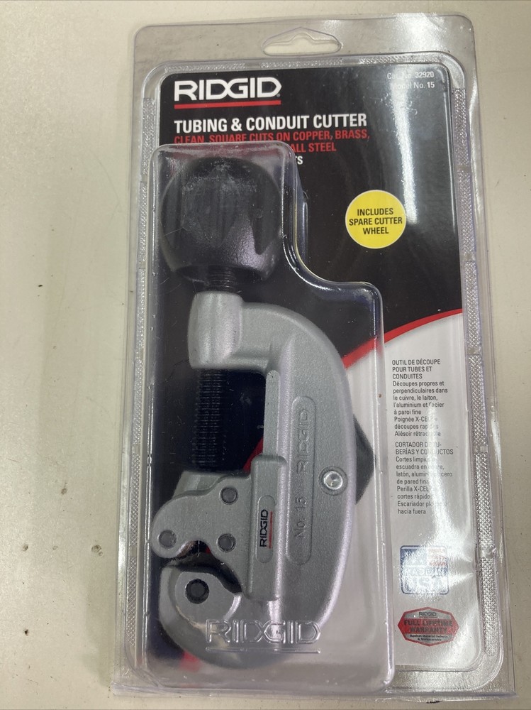 Ridgid 32920 15 Tubing Cutter (3/16&Prime; &ndash; 1-1/8&Prime;)