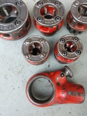 Ridgid 00R 00-R Pipe Threader w/5 Die 1/4&Prime;,/3/8&Prime;, 1/2&Prime;, 3/4&Prime;, 1&Prime;,