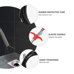 Flexible Drain Remover Cleaning Tool Multifunctional Bendable Pipe Dredging Tool