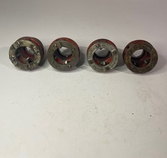 Lot of FOUR (4) RIDGID 2&Prime; Die-Head Pipe Threaders (USED) 12R