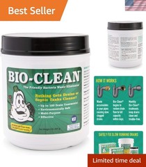 Multi-Purpose Natural Drain Cleaner Can &ndash; Safely Cleans 100 Drain Treatments