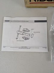 New Ridgid 31405 Model 342 Internal Wrench 4 1/2&Prime;, 1&Prime; &ndash; 2&Prime; Pipe Capacity