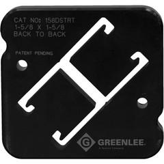 Greenlee 158DSTRT Back to Back Strut Die Set 1-5/8&Prime; x 3-1/4&Prime; for 30T Shear