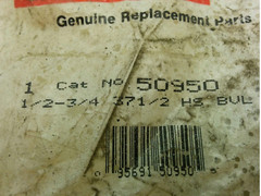 RIDGID 50950 BEVEL TOOL, No. 2, D-1143 37-1/2&deg; BEVELER, 1/2 & 3/4 H.S., NIB