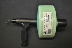HAND CRANK OPERATED POWERED PLUMBING DRAIN CLEANER SNAKE CABLE TOOL