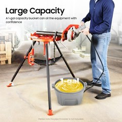 Handheld Oiler Bucket Oil Gu-n Kit, Heavy-Duty Hand Held Oiler Bucket Tool