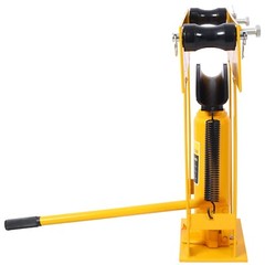 12 Ton Pipe Bender Manual Hydraulic Piping Bending Exhaust Tube w/6 Dies Size