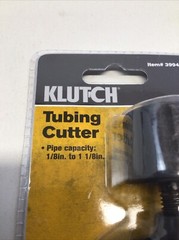 Klutch Tubing Cutter 1/8in to 1 1/8in Item No 39943