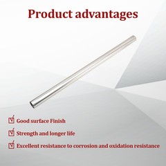 BIGREAT OD 5&rdquo; Inch 48 Length OD：5&rdquo;-Straight-48&rdquo; Length-1PC, Silver