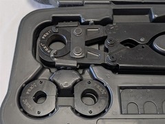 Apollo Multi Head PEX Crimp Tool Kit 3/8&Prime; 1/2&Prime; 3/4&Prime; 1&Prime; Jaws Gauge 69PTKH0015K