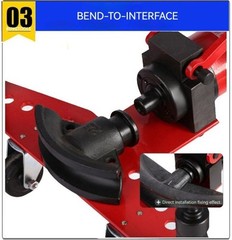 SWG-25 Manual Hydraulic Rebar Bender Copper Tube Bending Machine Bender Tools