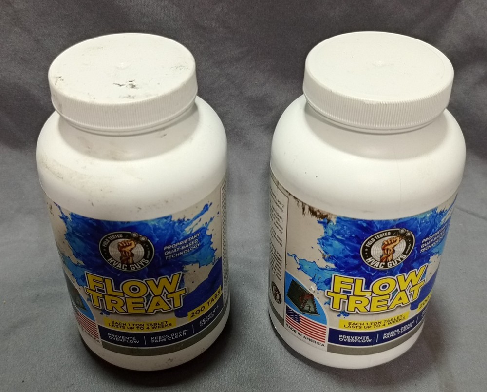 Lot Of 2 Flow Treat Drain Cleaner
