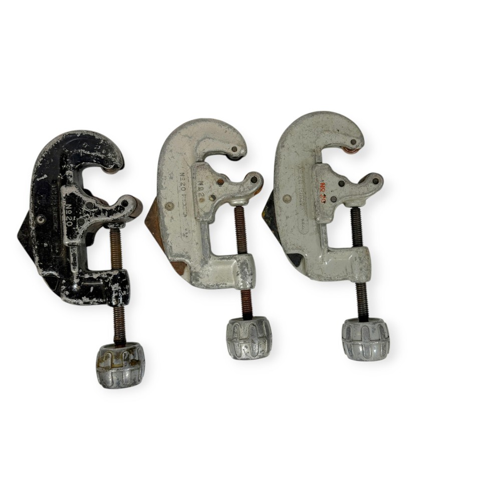 Ridgid No. 20 5/8 in to 2 1/8 in OD Pipe Tube Cutter, 3 Pcs Made In USA
